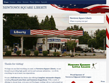 Tablet Screenshot of newtownsquareliberty.com